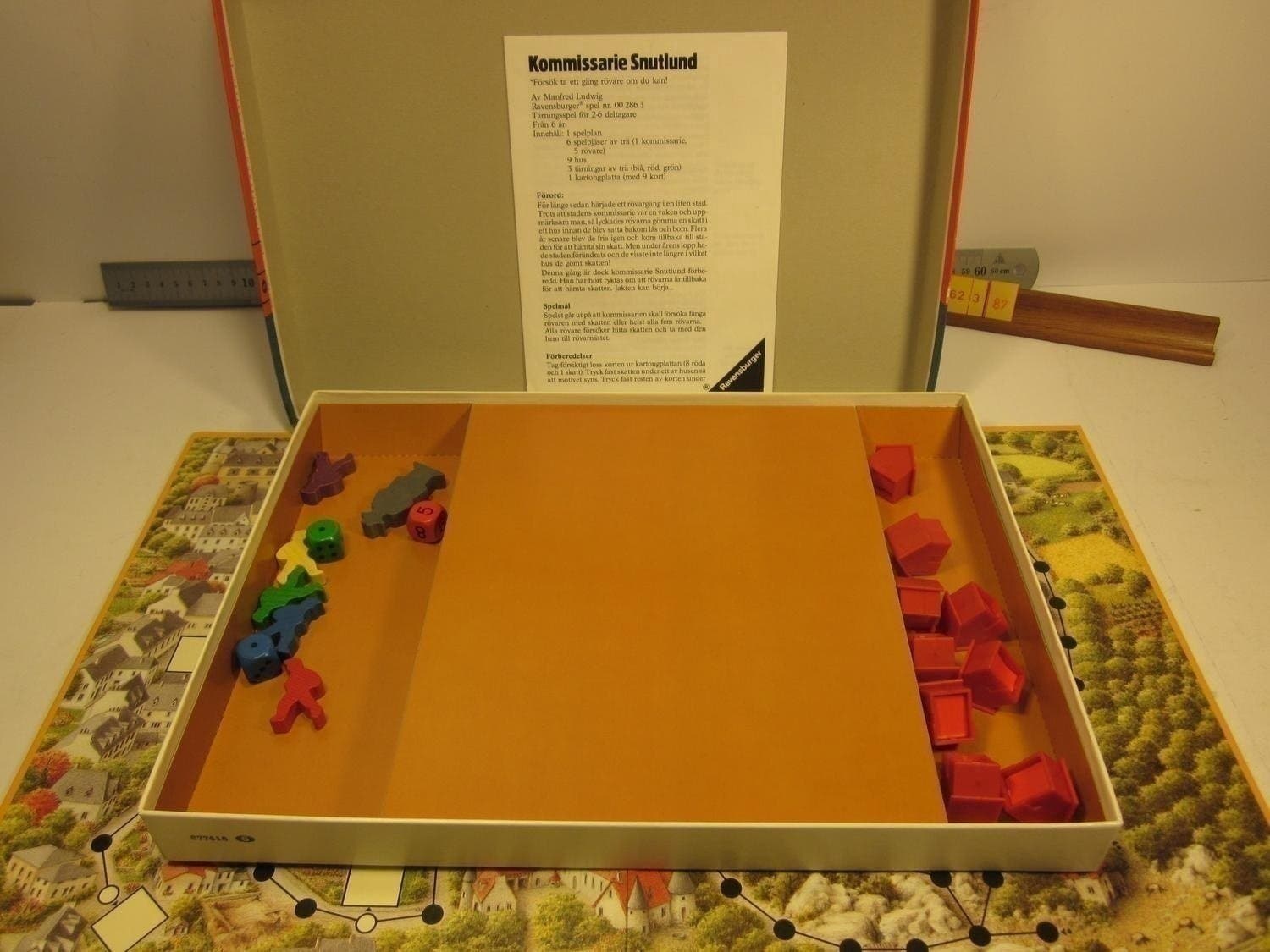 (Kommissarie) Snutlund ovanligt Ravensburger 1988, Komplett i Mycket fint skick