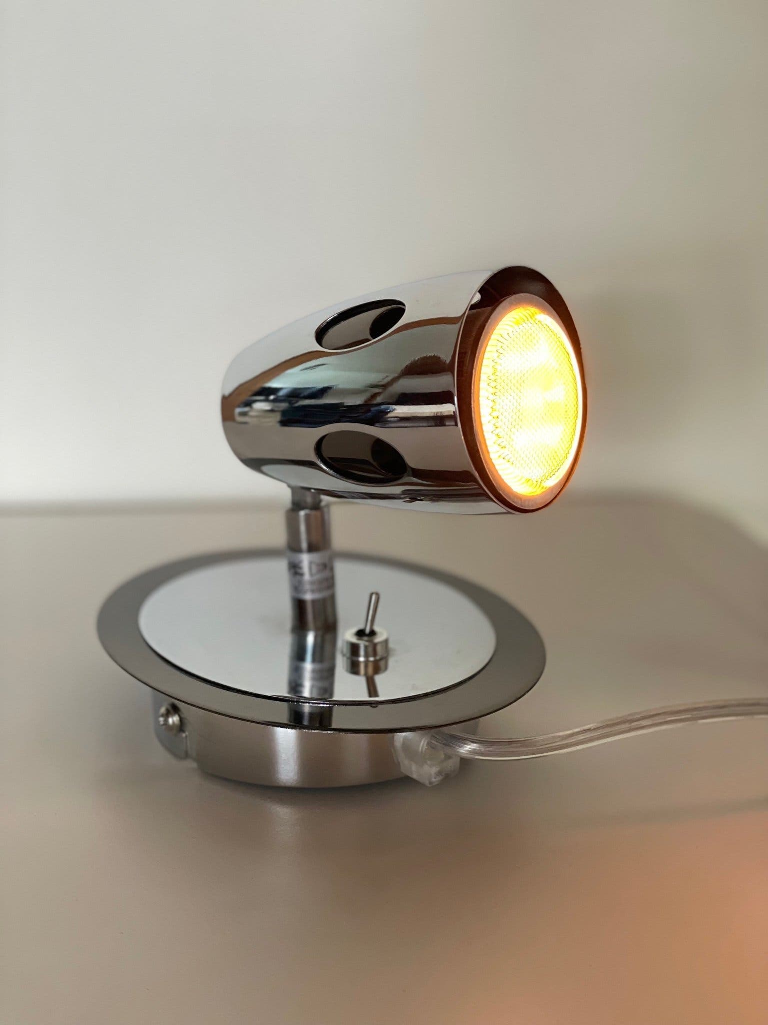 BRILLIANT 59212 | Krommetall | Justerbar Spotlampa | Space Age
