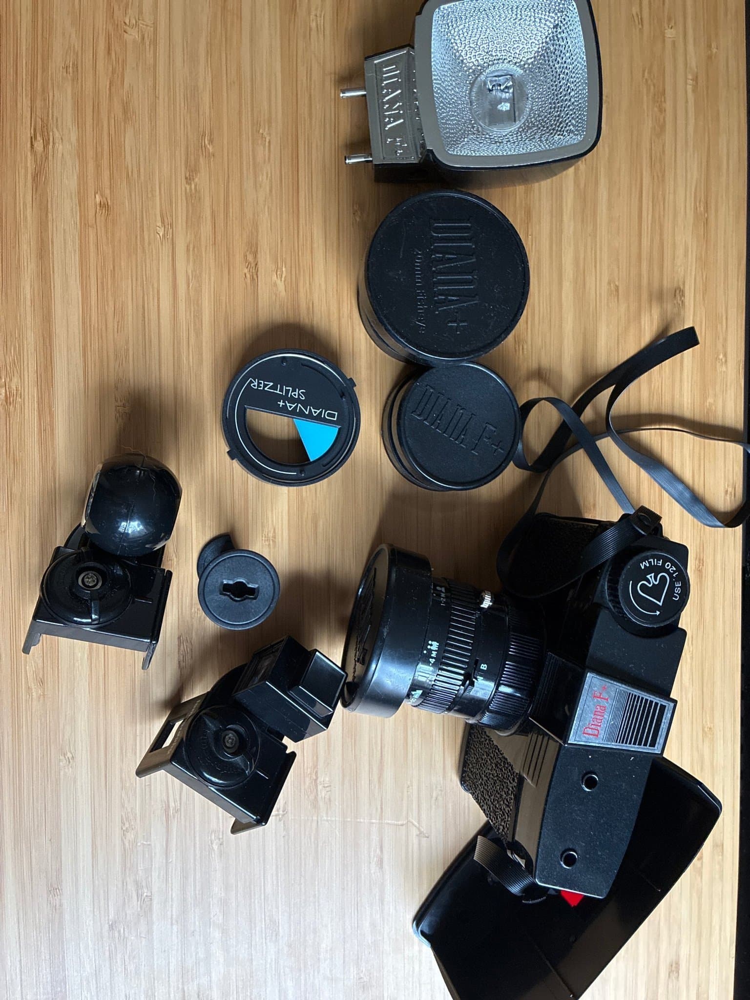 Diana F+ kamera med tillbehör