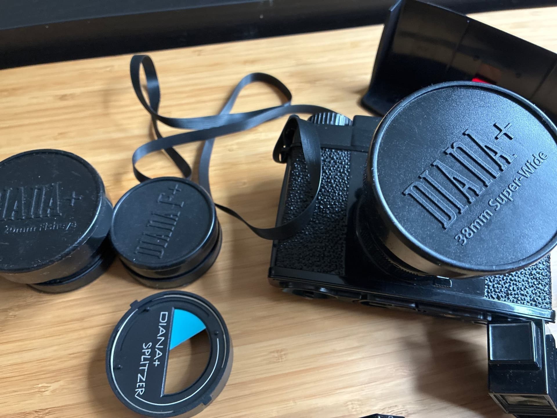 Diana F+ kamera med tillbehör