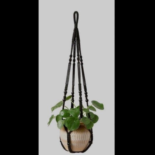 Makramé Ampel Växthängare – 89 cm