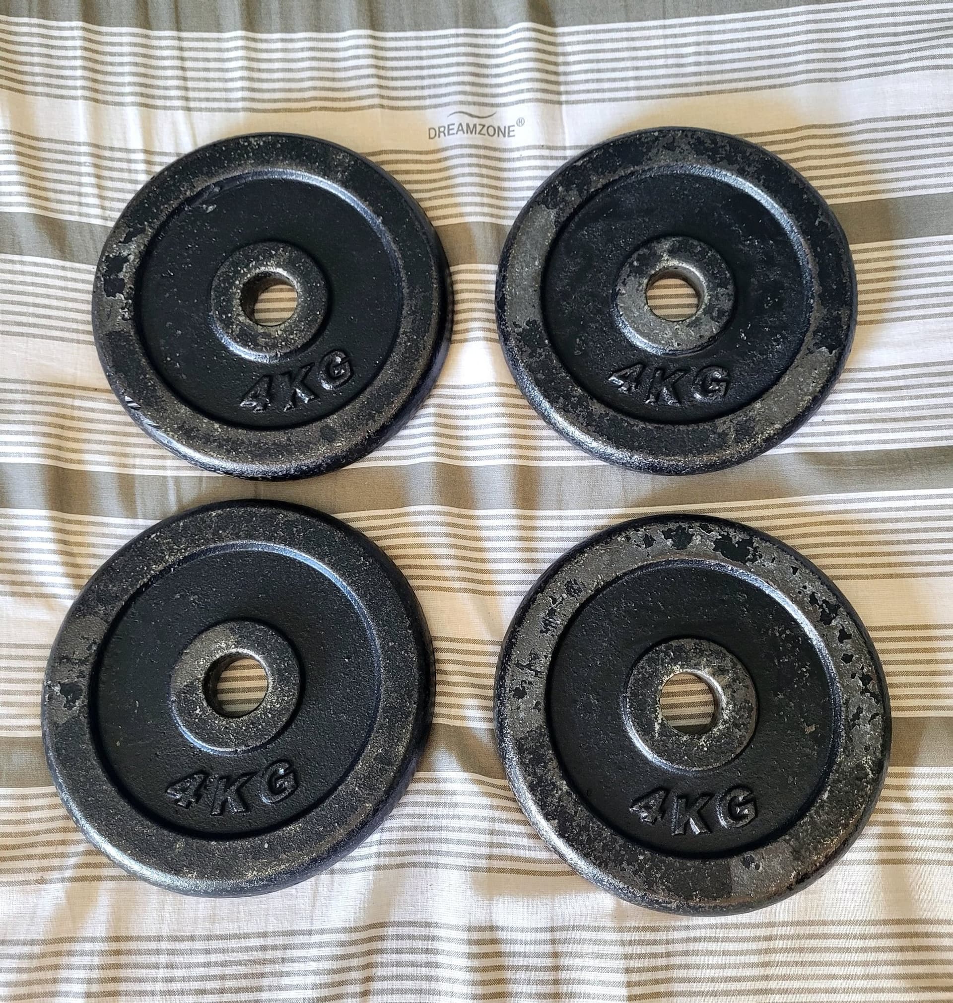 Viktskivor 4 kg, 4 stycken