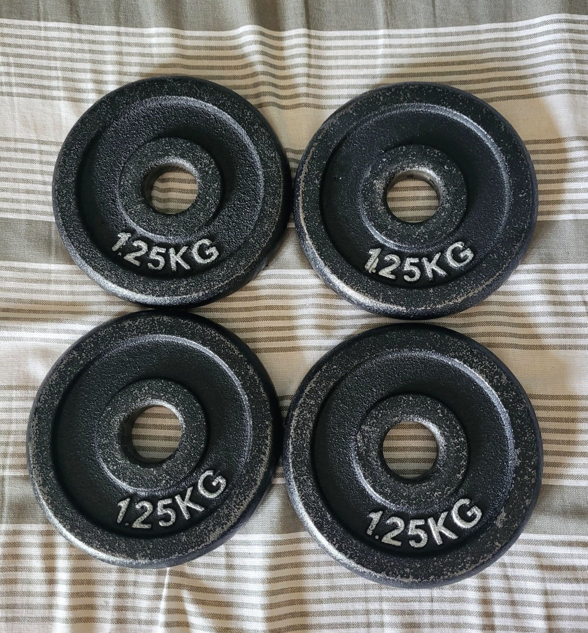 Viktskivor på 1,25 kg, 4 stycken