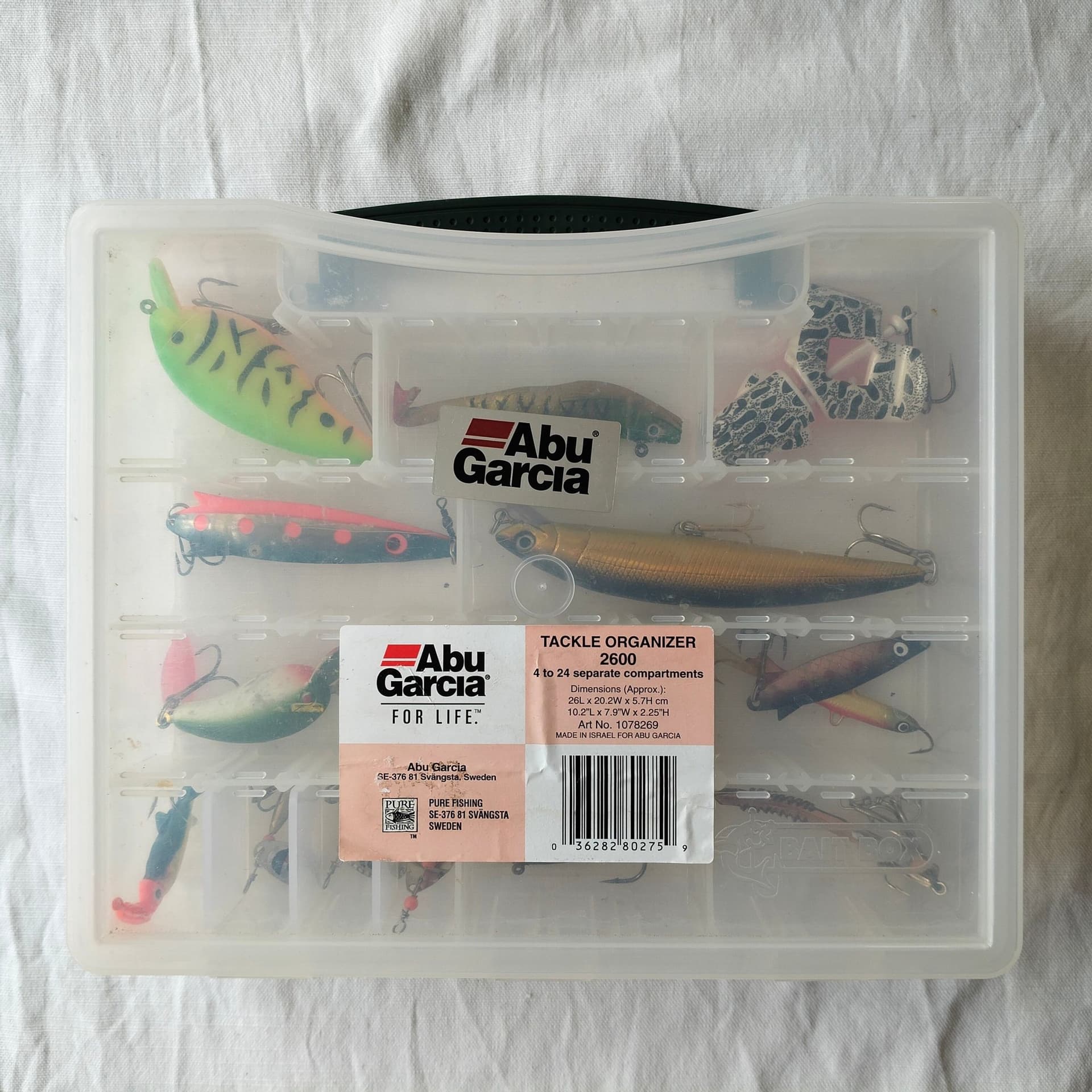 Abu Garcia Tackle Organizer 2600 med Fiskedrag
