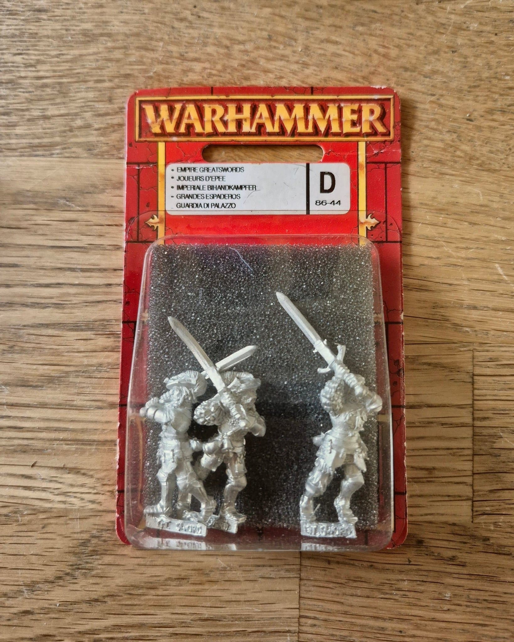 Empire Greatswords Blister - Warhammer Fantasy The old world