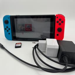 Nintendo switch + Super Smash Bros Ultimate + Laddare