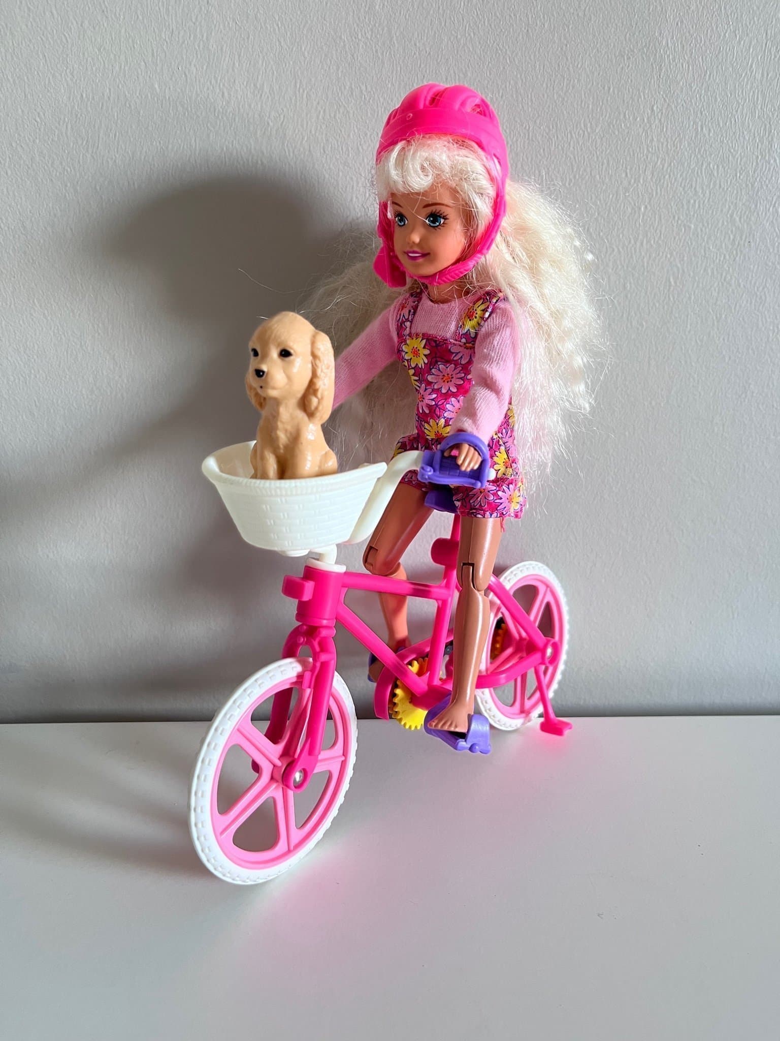 Barbie, original, fint skick, 1995 Cykel