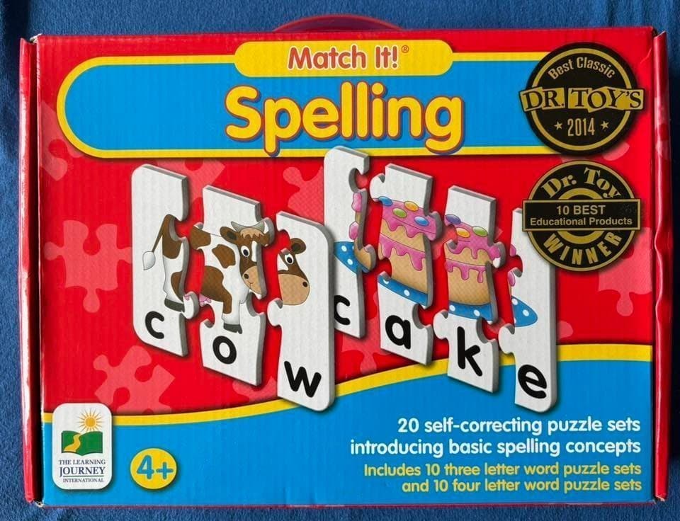 Match It! Spelling - Pussel för stavningsträning på engelska NYTT/FÖRSEGLAT