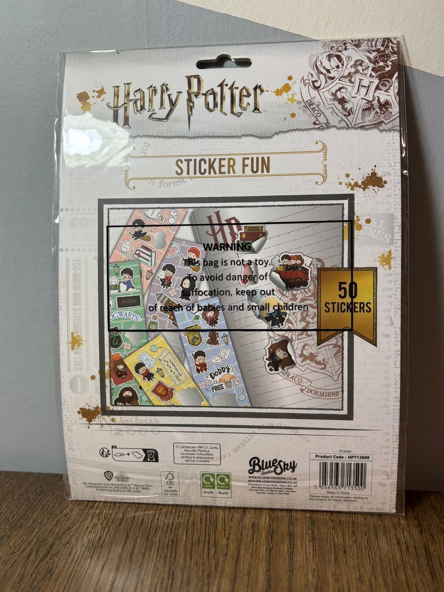 Harry Potter – Klistermärkesset (A4)