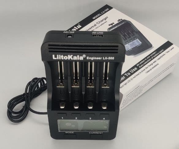 3 X LiitoKala Lii-500 Smart Charger + car charging cable