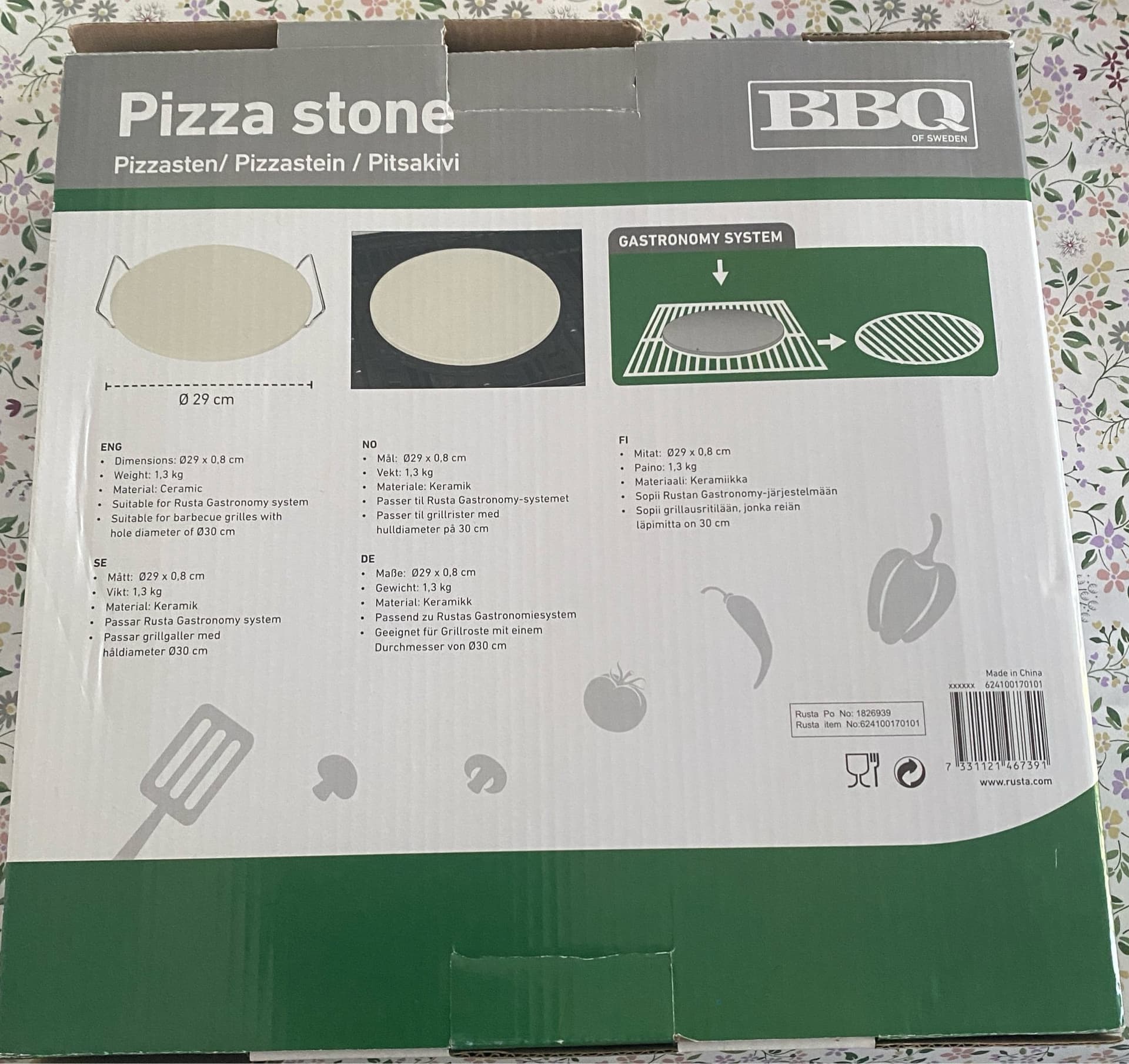 Pizzasten BBQ Gastronomy System (Ø 29 cm)