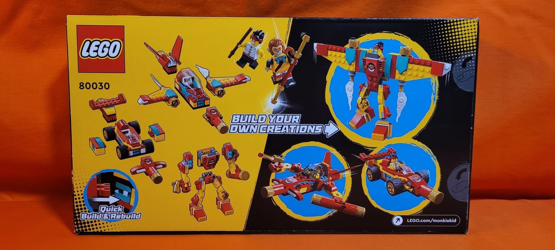 LEGO Monkie Kid™ "80030 - Monkie Kid's Stavskapelser" (NY & OÖPPNAD)