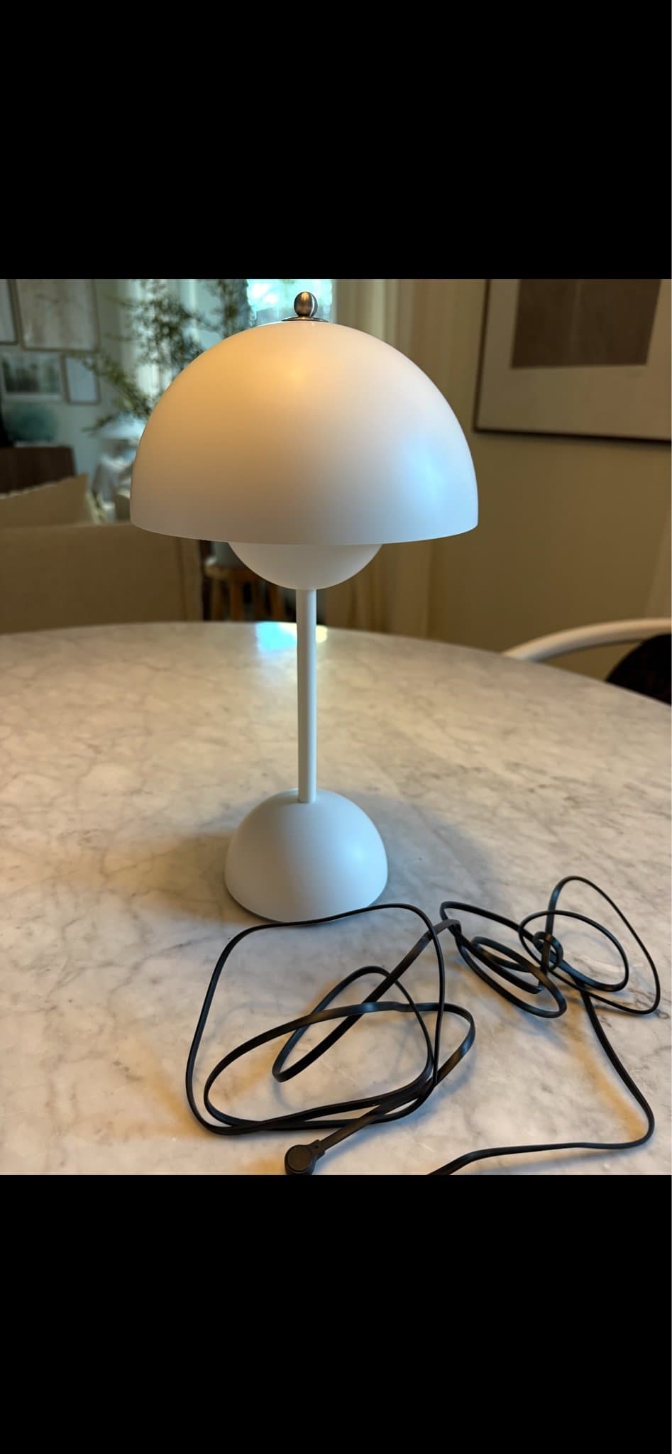 &Tradition Flowerpot portable bordslampa VP9 matt white