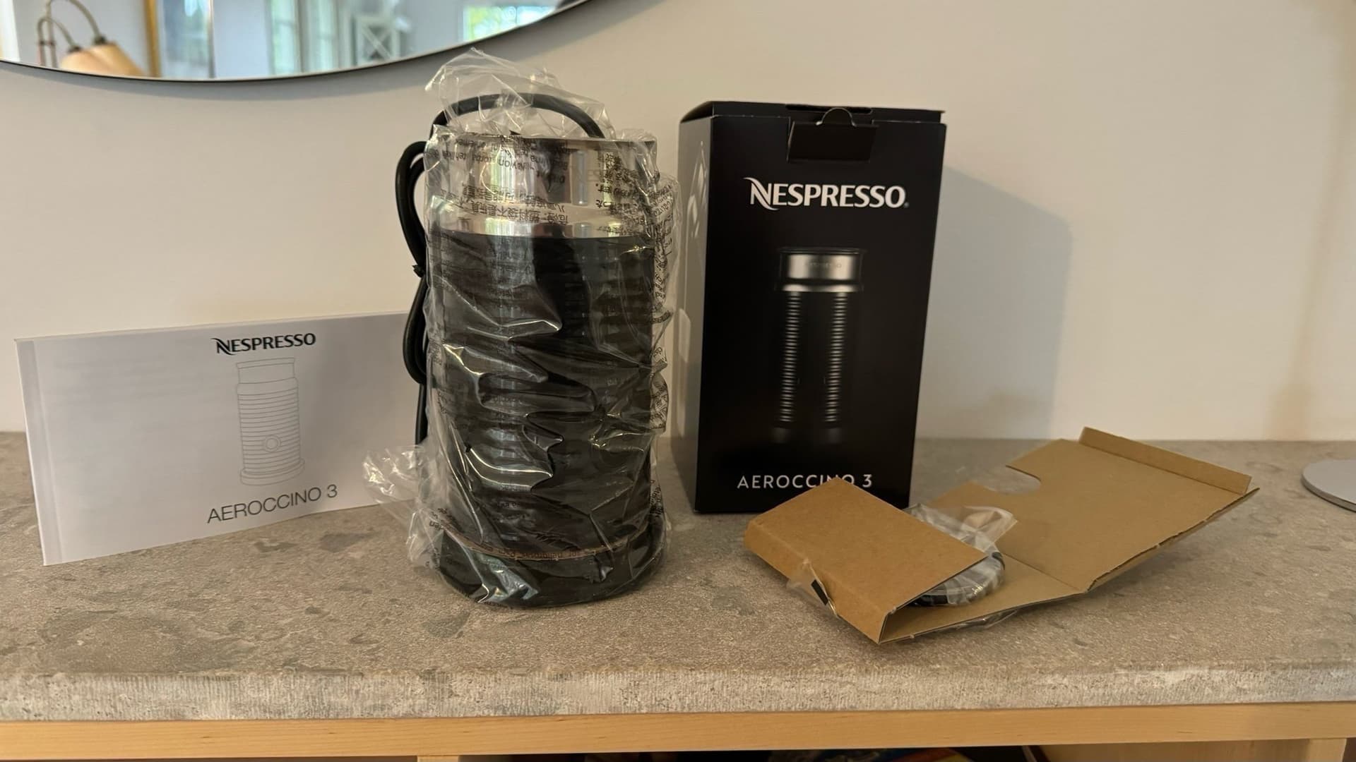 Nespresso Aeroccino 3 Ny! Aldrig öppnat! Butikspris 1199 kr