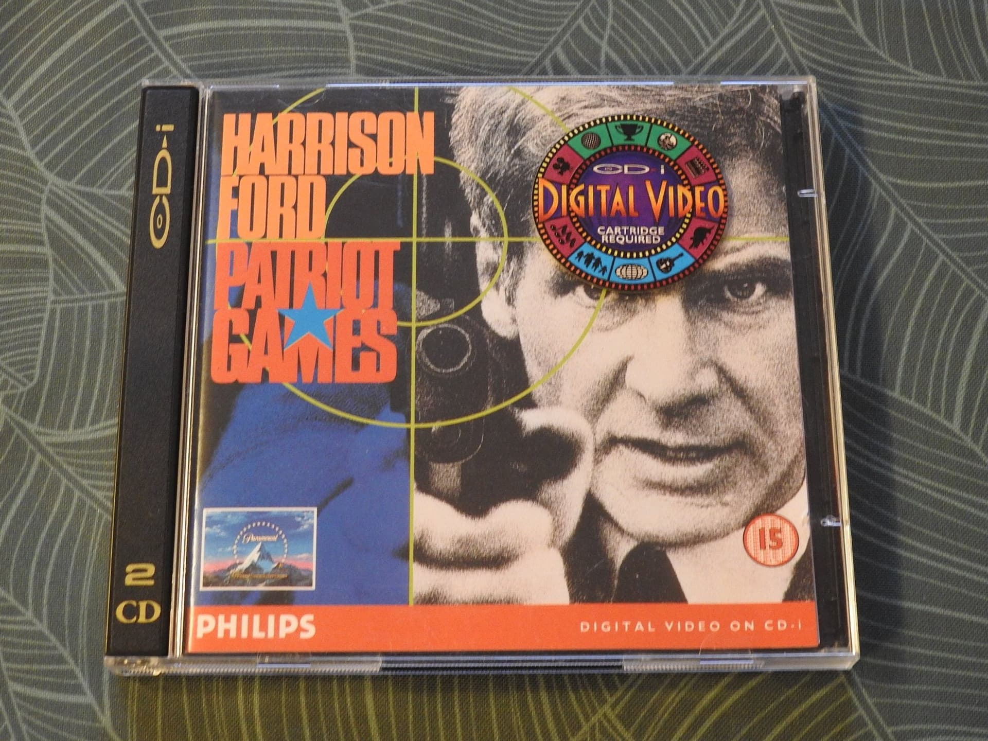 Patriot Games - Harrison Ford - Philips CD-i CDi Digital Video Harrison Ford