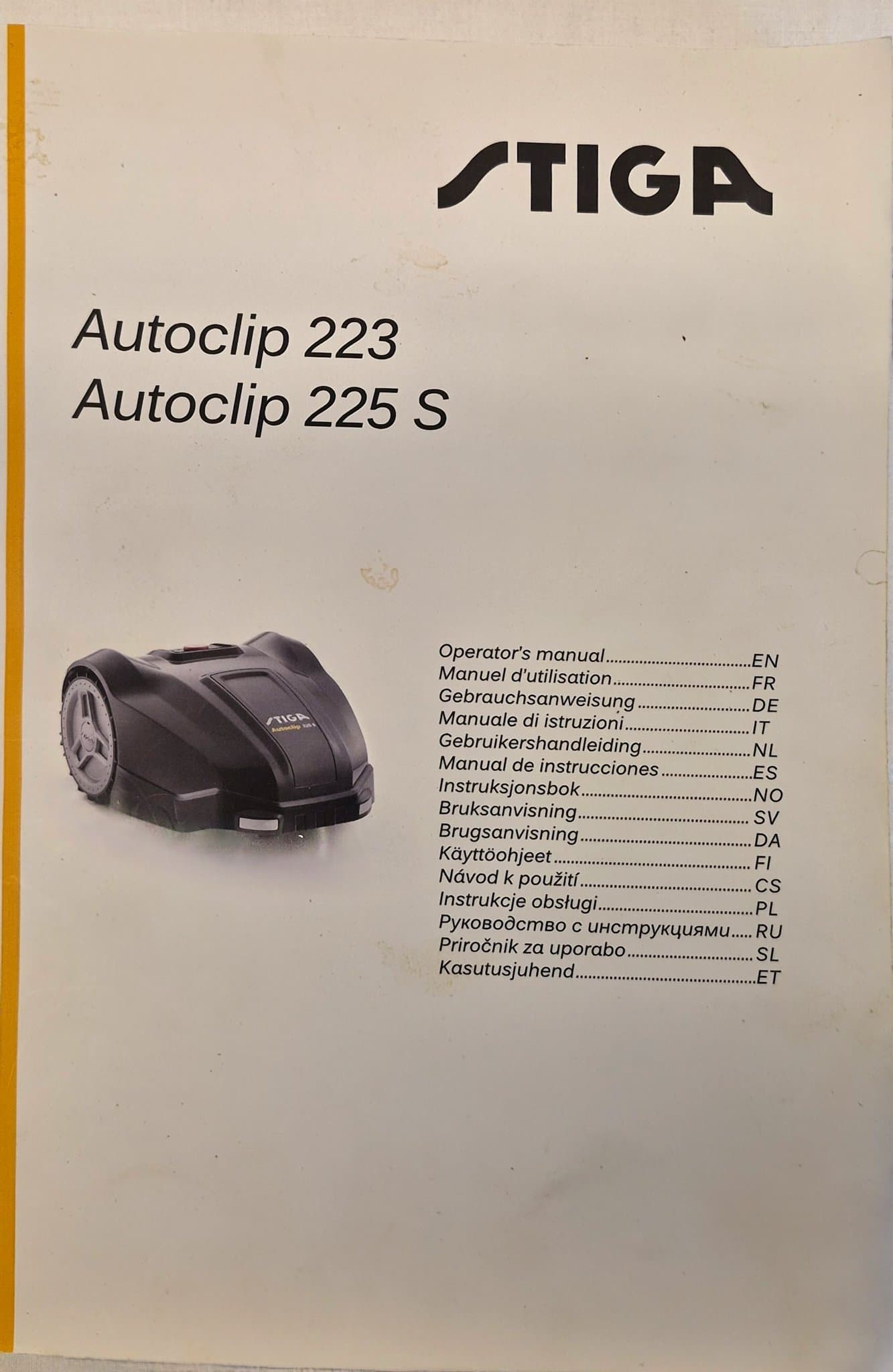 Robotgräsklippare Stiga Autoclip 223/225 S