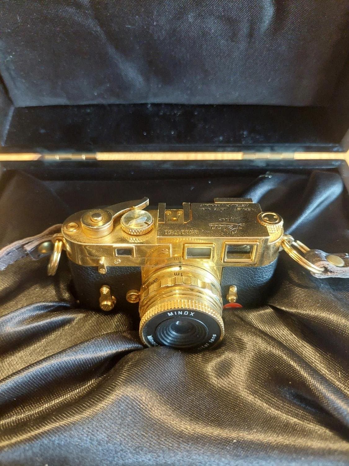 Leica DBP Ernst Leitz GmbH Wetzlar I Minox M3 Plus Gold Rare