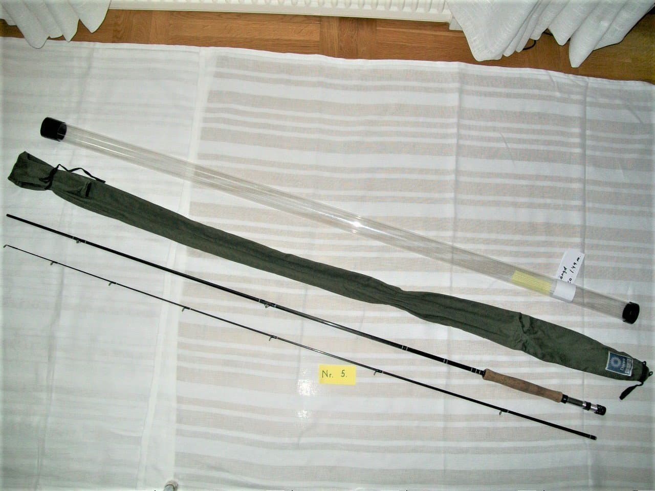 Vintage/ Äldre Flugspö Daiwa GF-48A Graphite.9,5'( Mycket Fint bruksskick )