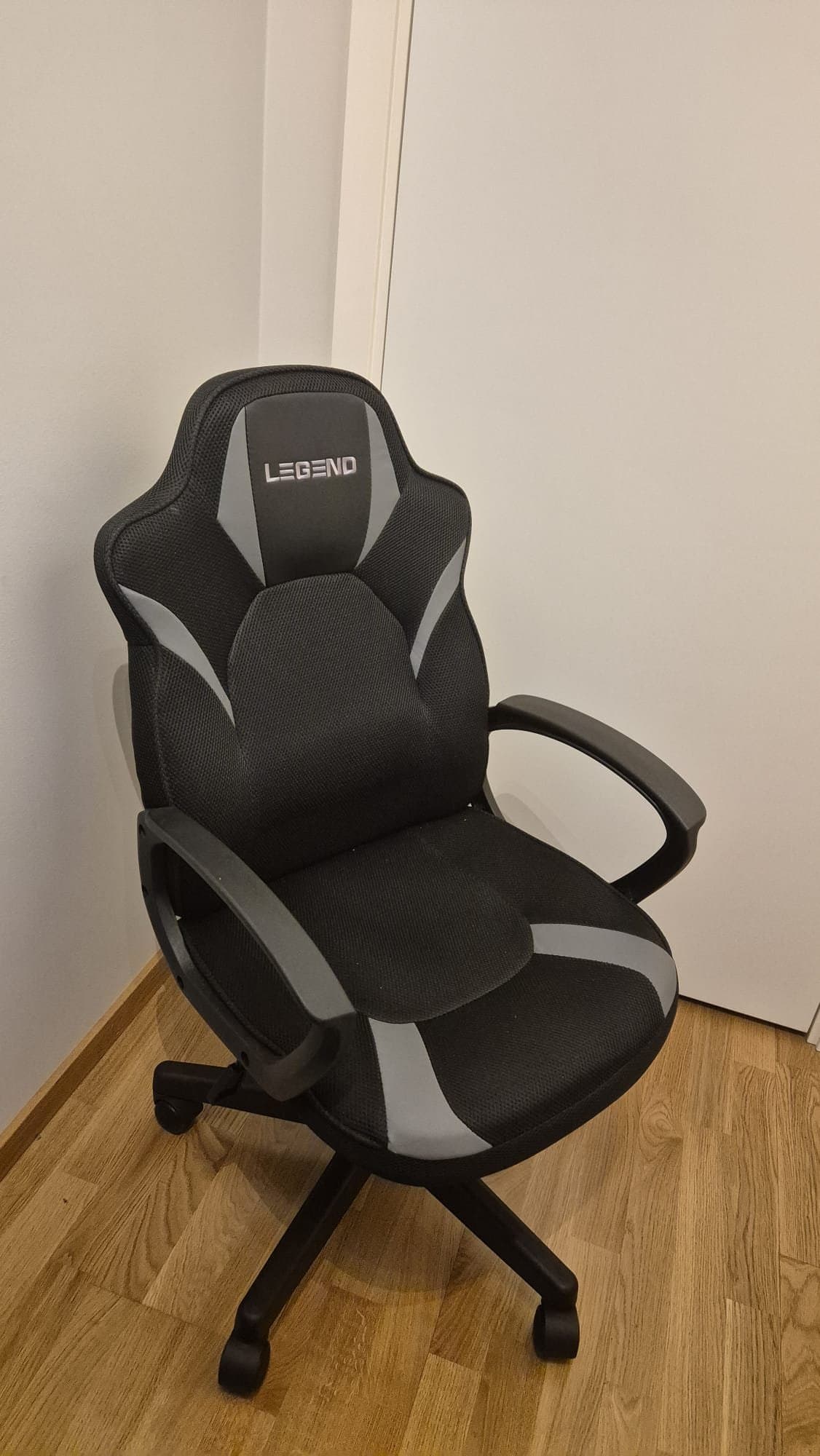 Gamingstol "Legend" svart och grå