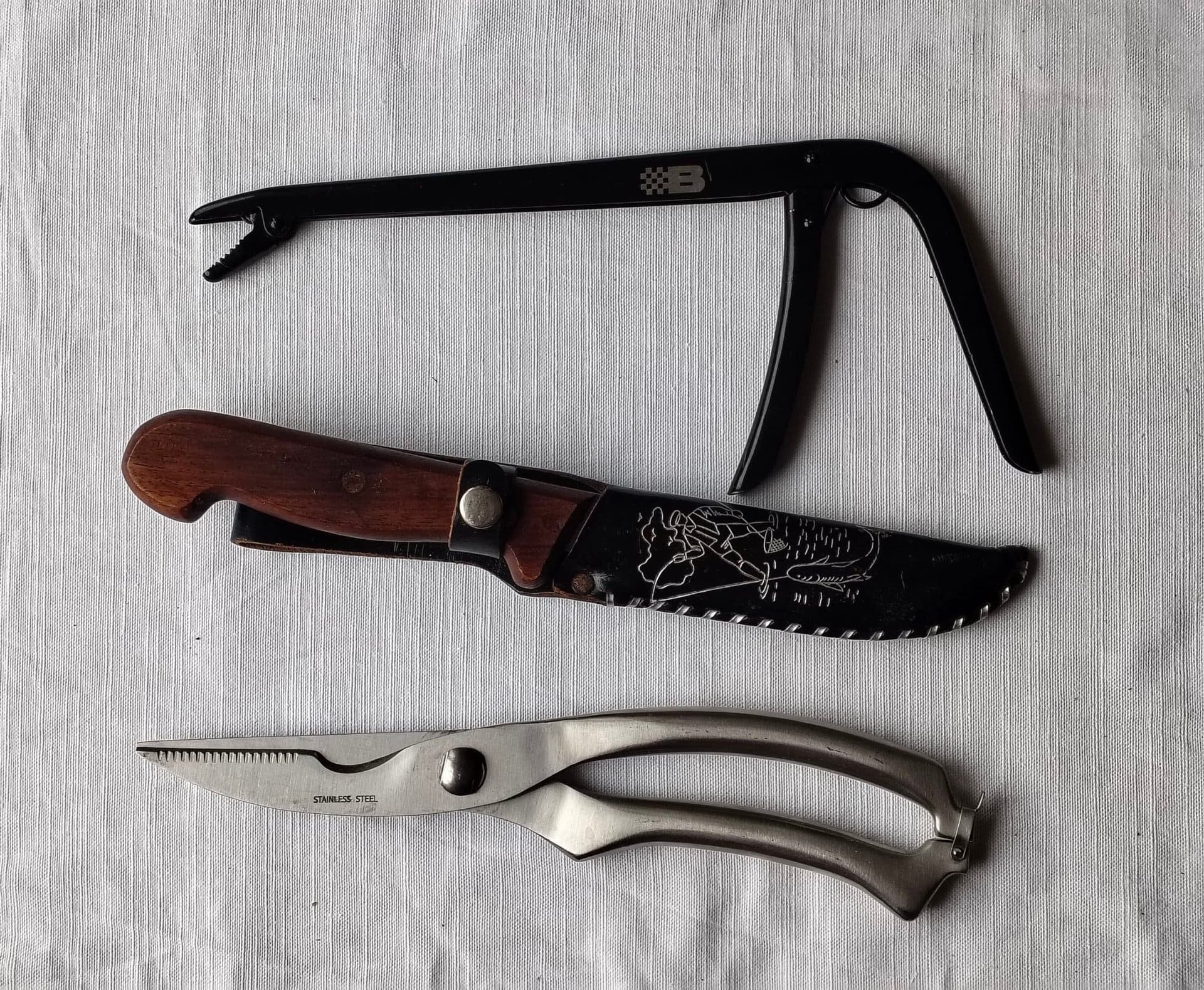 Fiske säsong- Kniv - Sax - Kroklossartång