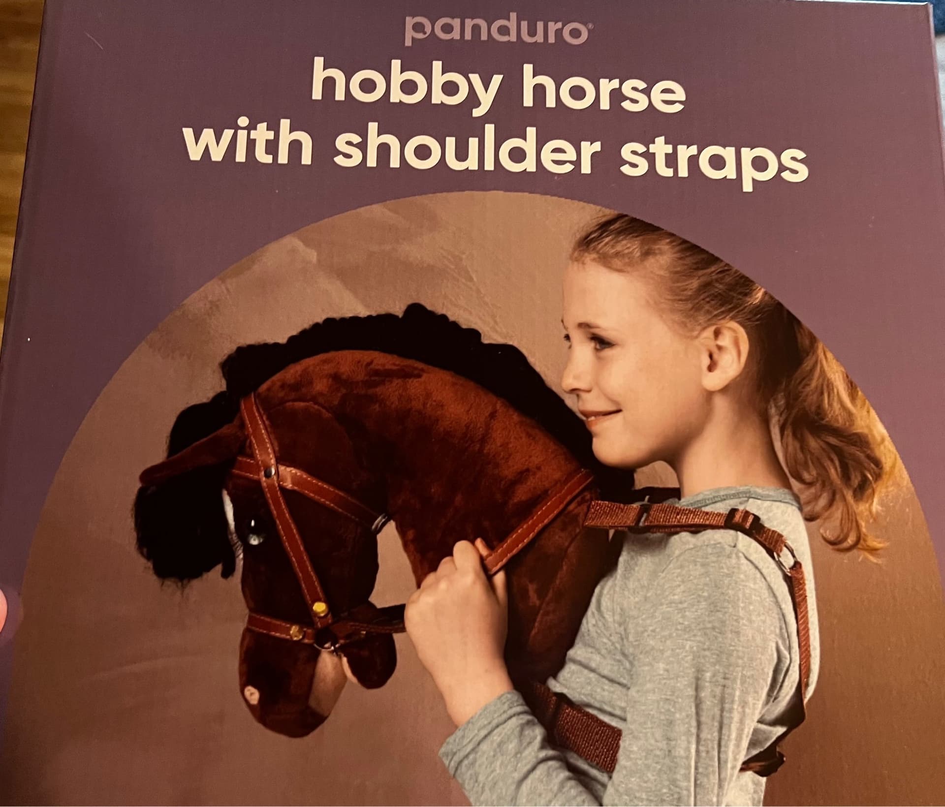 Panduro hobby horse med axelremmar