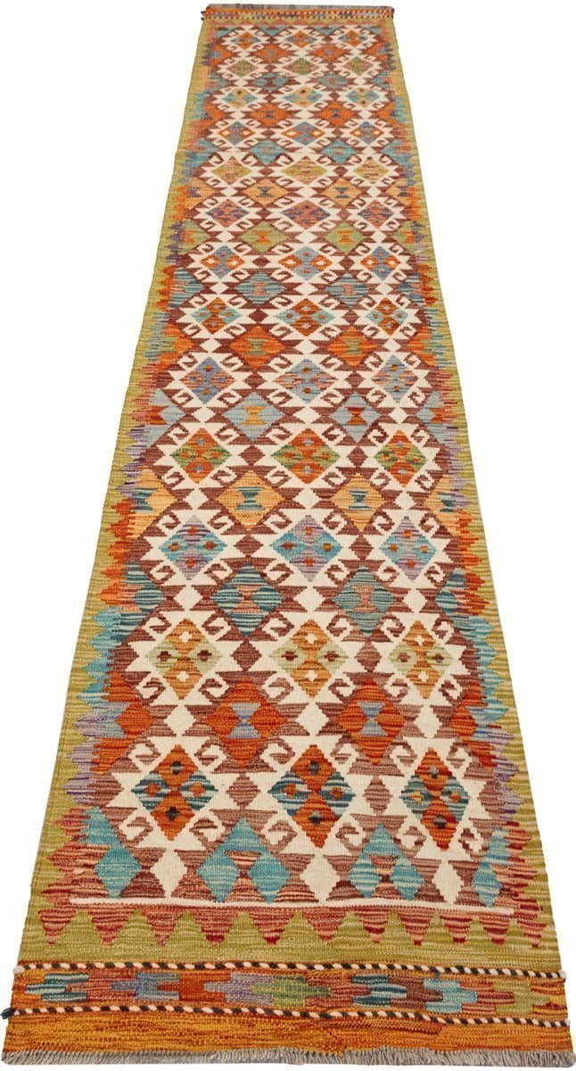 Klassisk Kelim galleri modell, ca 389x81 cm