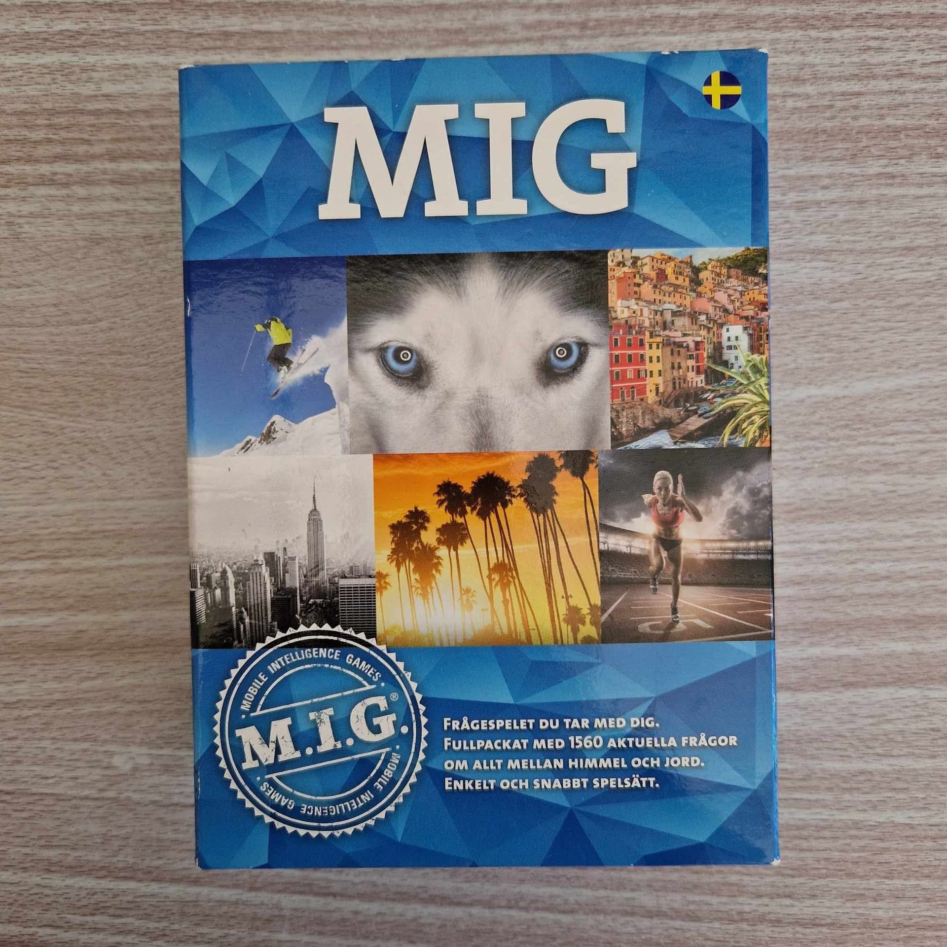 MIG Frågespel Komplett 1560 Frågor Resespel Svensk Utgåva