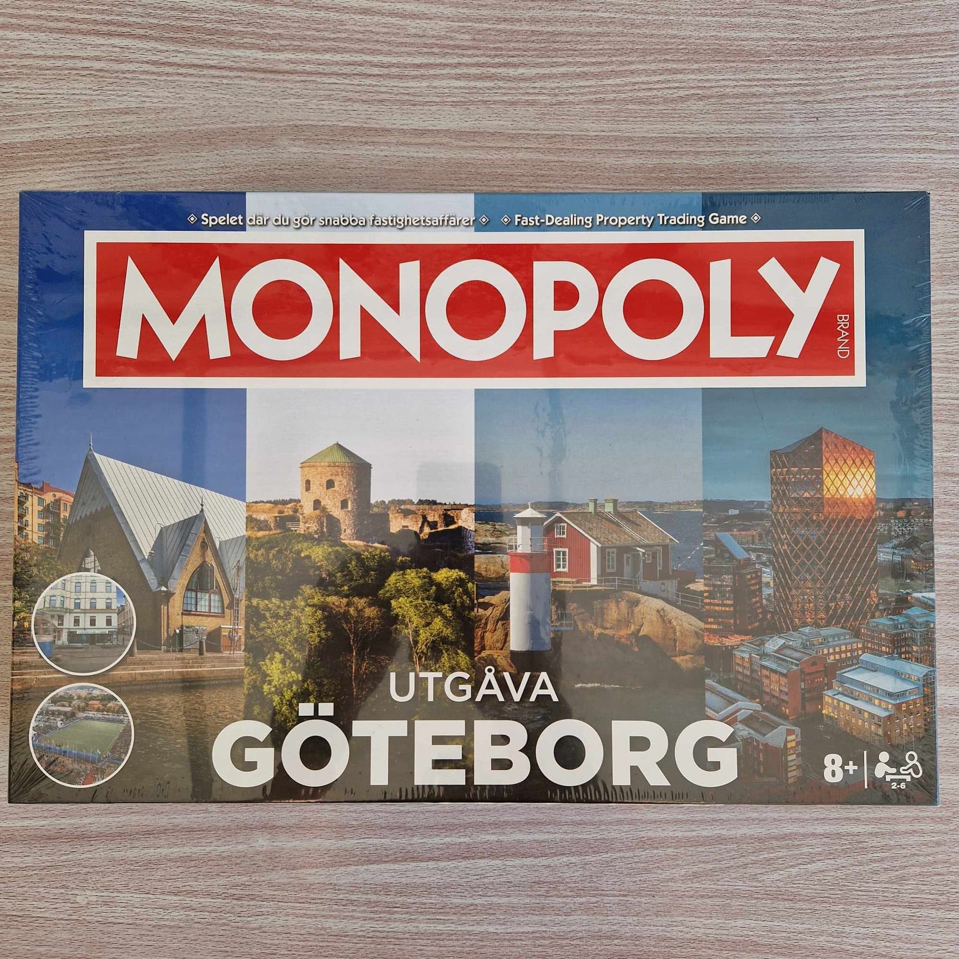 Monopoly Göteborg Board Game Factory Sealed Swedish Edition Hasbro