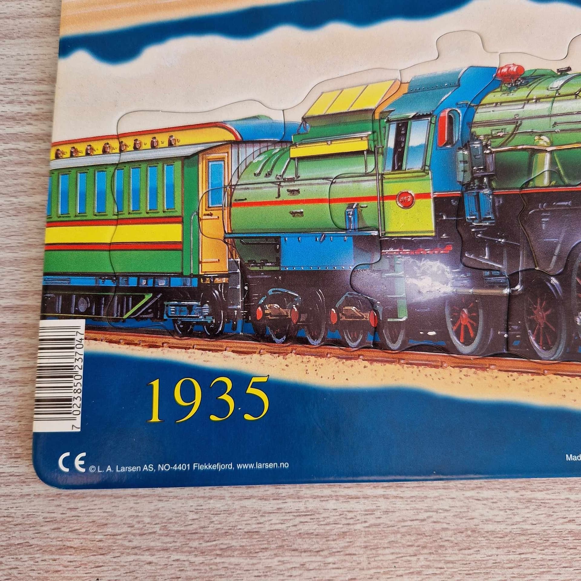 Larsen GN4 Train Puzzle 24 Pieces - Steam Locomotive High-Speed Train Norway