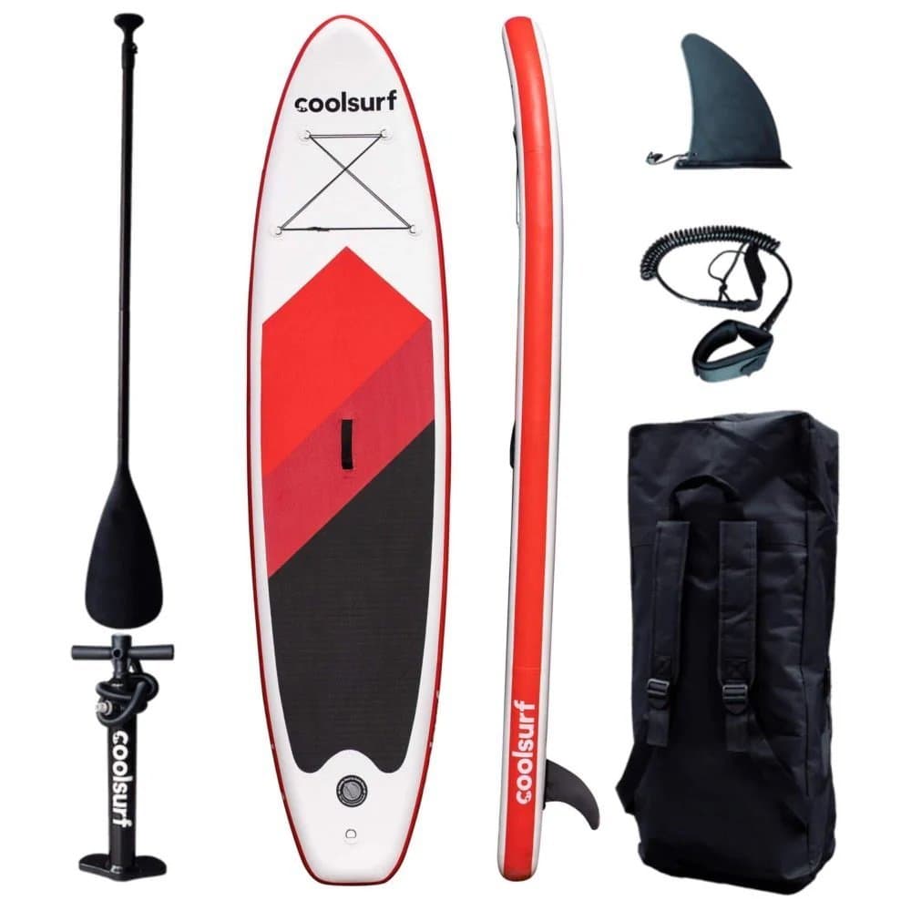Coolsurf SUP-bräda med paddel, pump och väska, 2 st.