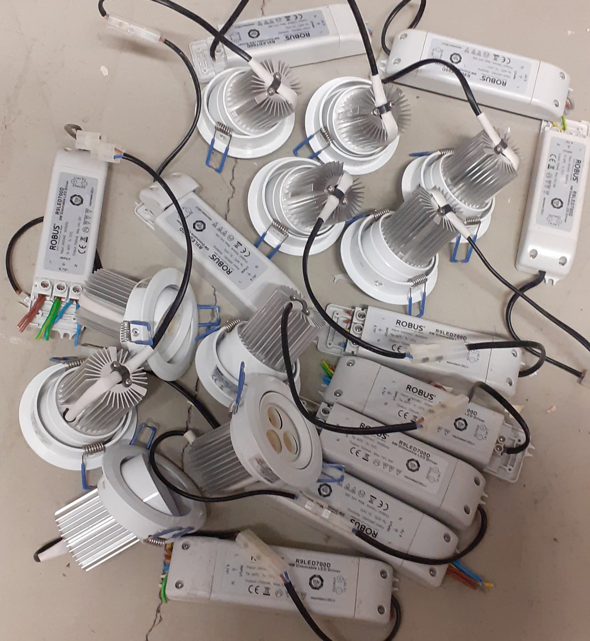 Robus led komplet för montage 10 stycken