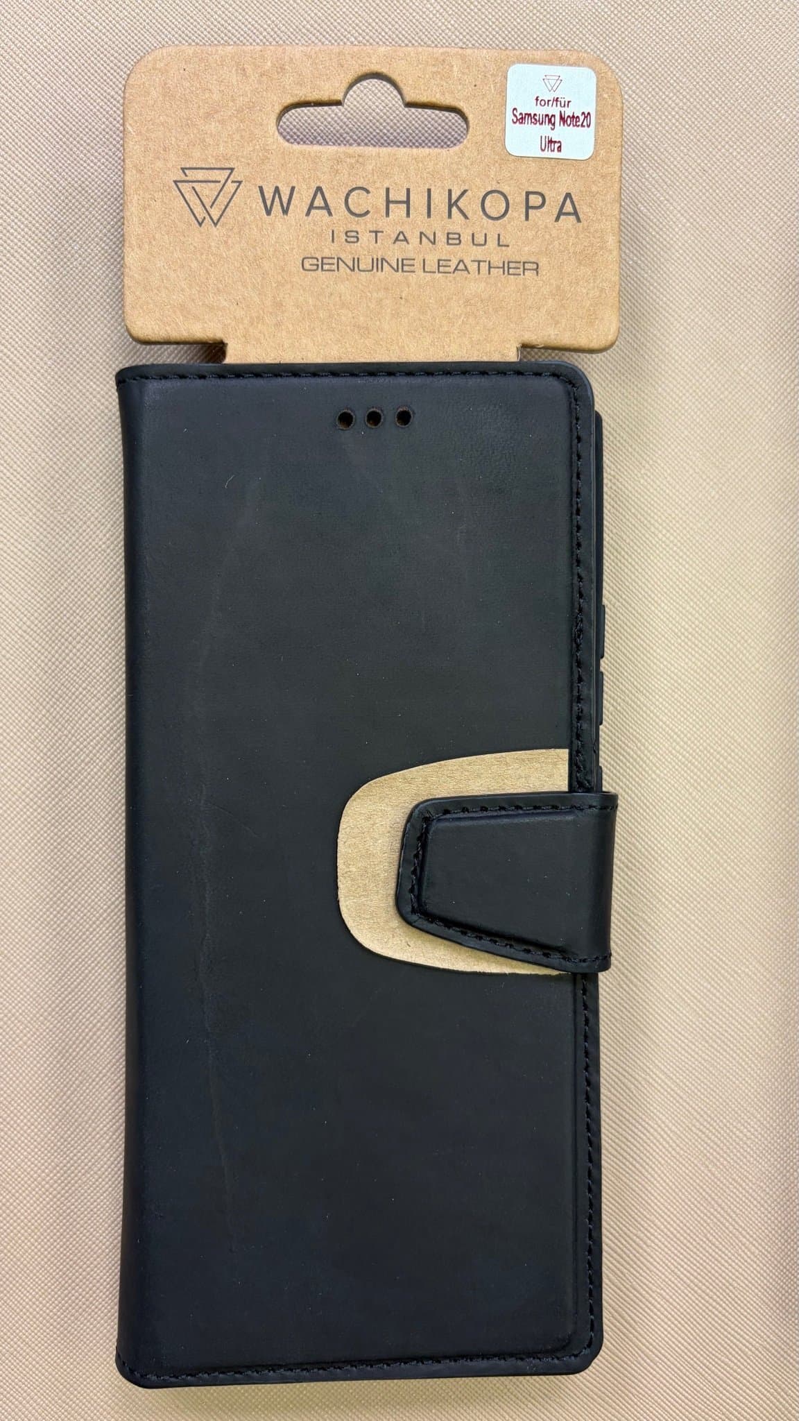 Wachikopa Istanbul mobilfodral i äkta läder för Samsung Note 20 Ultra