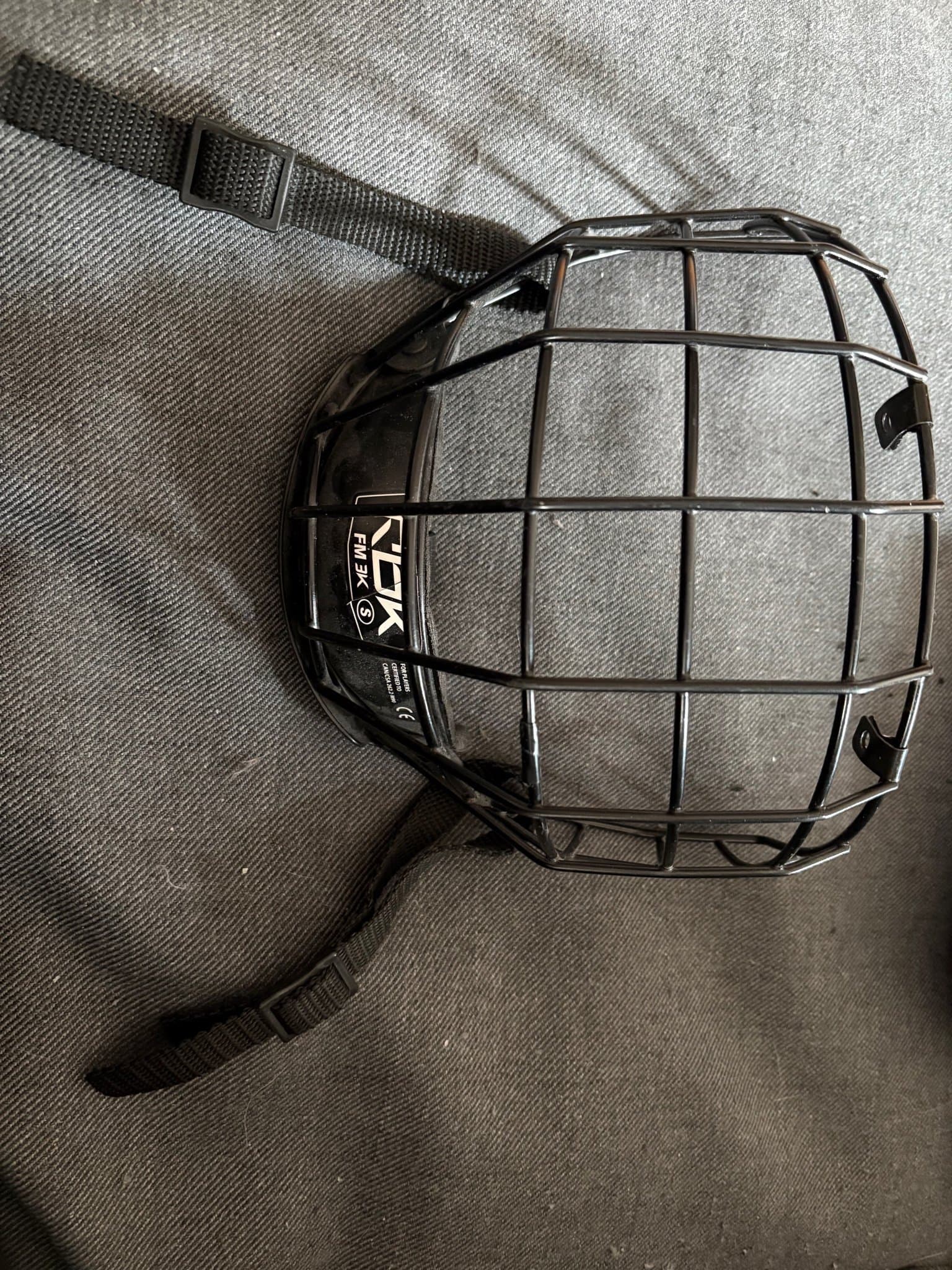 Reebok FM 3K Hockeygaller, Svart, Storlek S