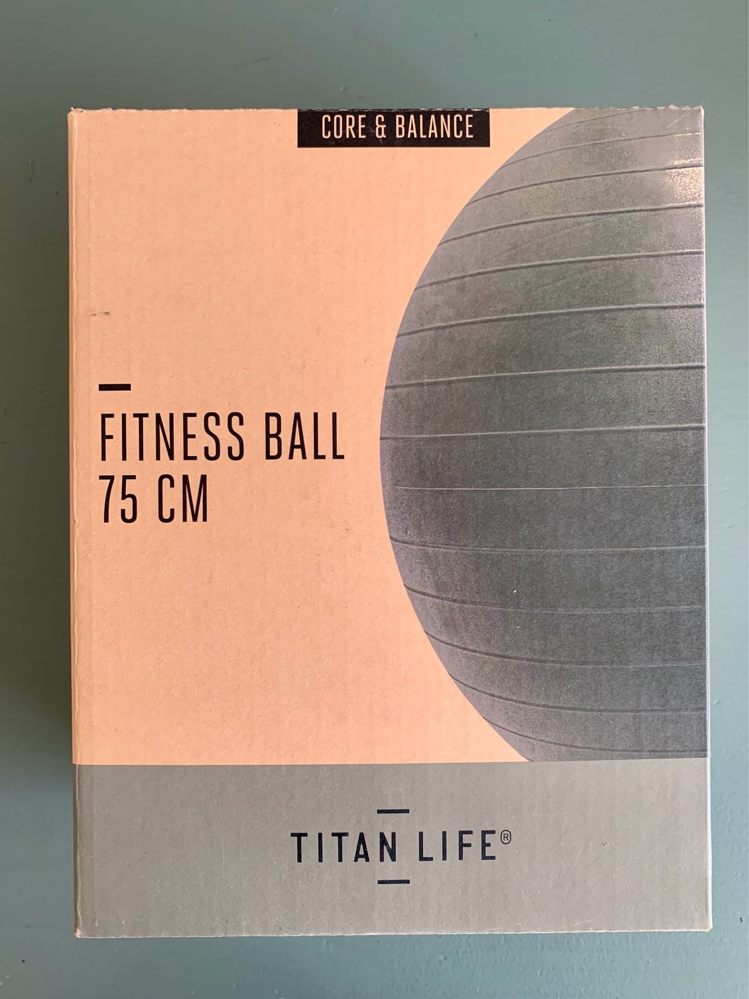 Titan Life Fitnessboll 75 cm med pump