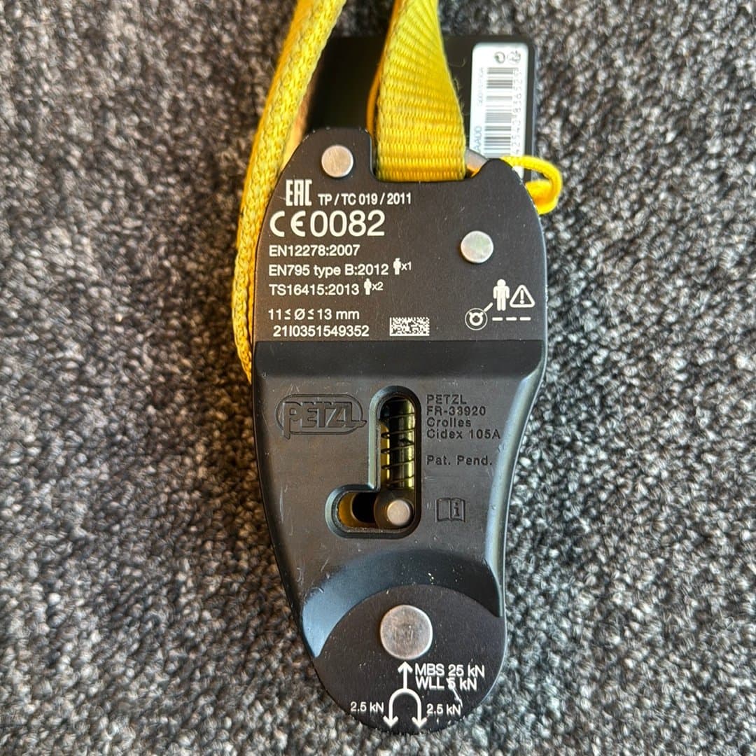 Petzl Eject repbroms med remskiva
