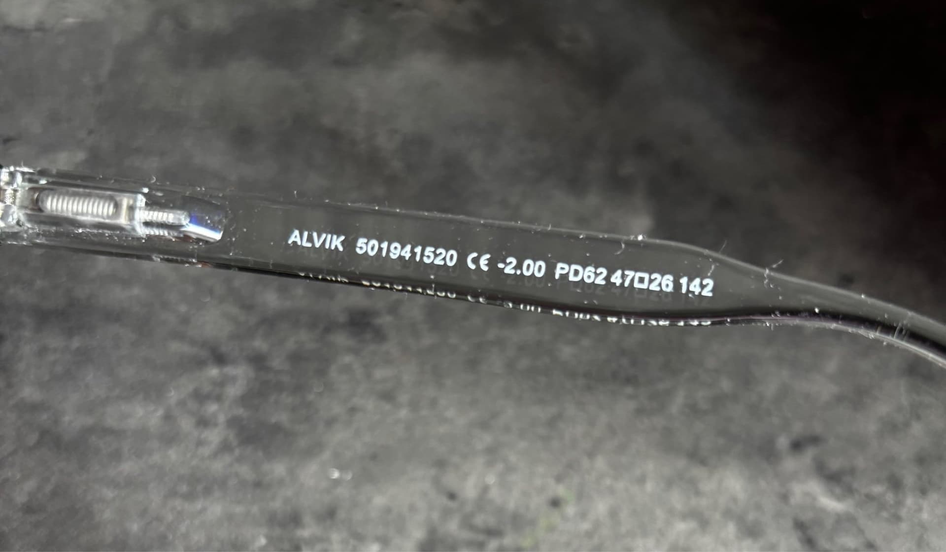 2 par Haga Optik ALVIK glasögon med styrka -2.00 och -2.50