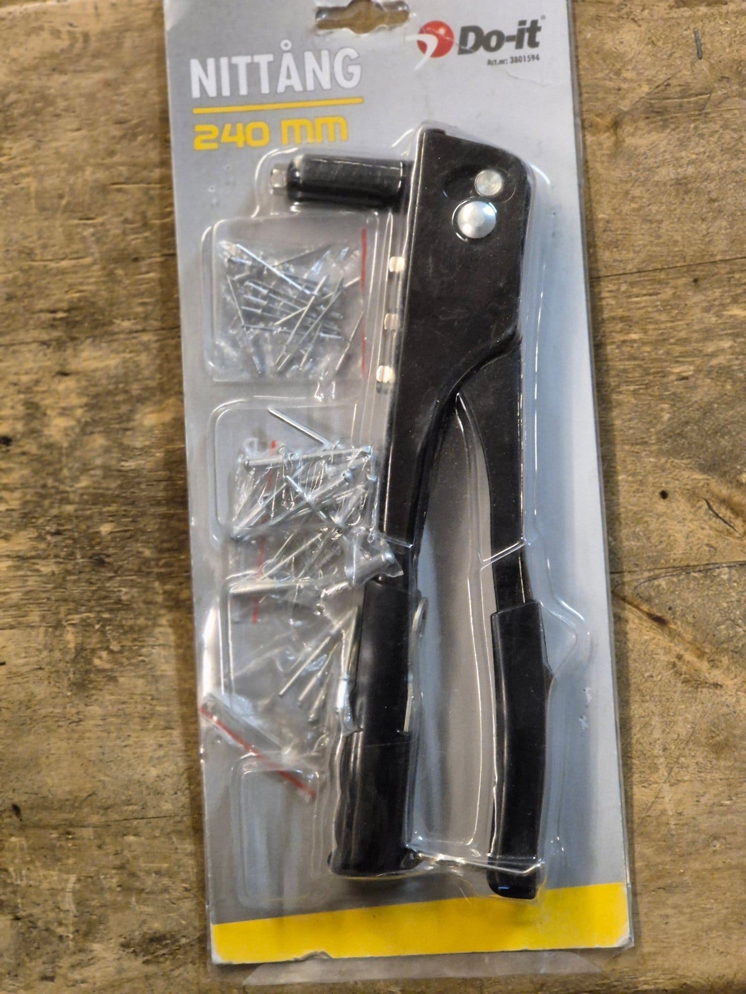 Ny/oanvänd! Do-it, Nittång 240 mm Ord.pris 499kr