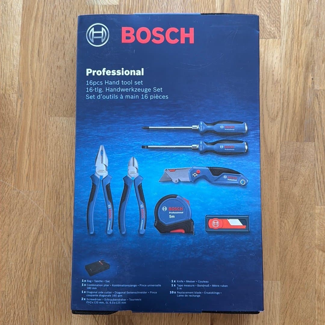 Bosch Professional 16-delars handverktygssats