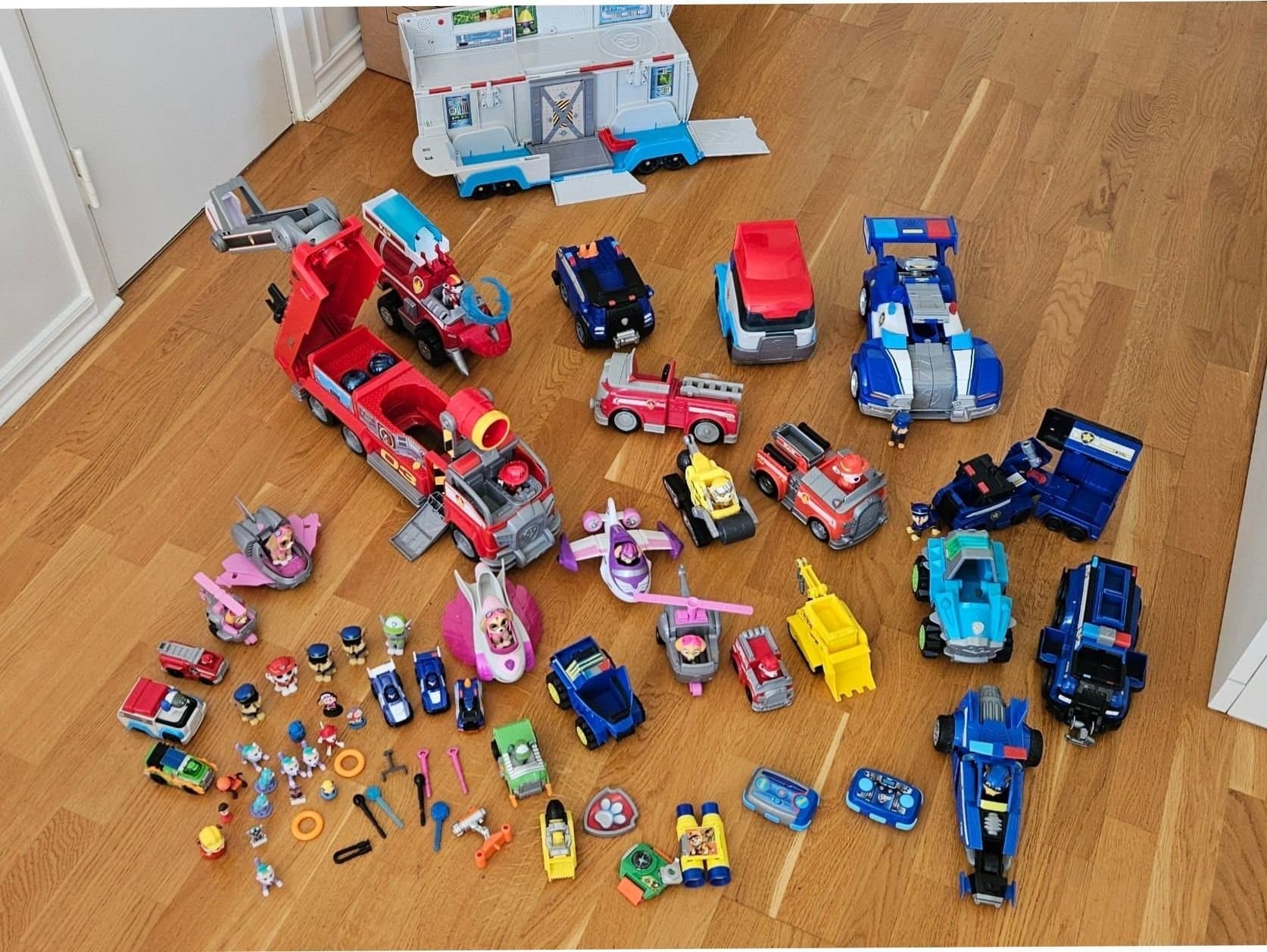 Paw Patrol Stor Samling Fordon och Figurer