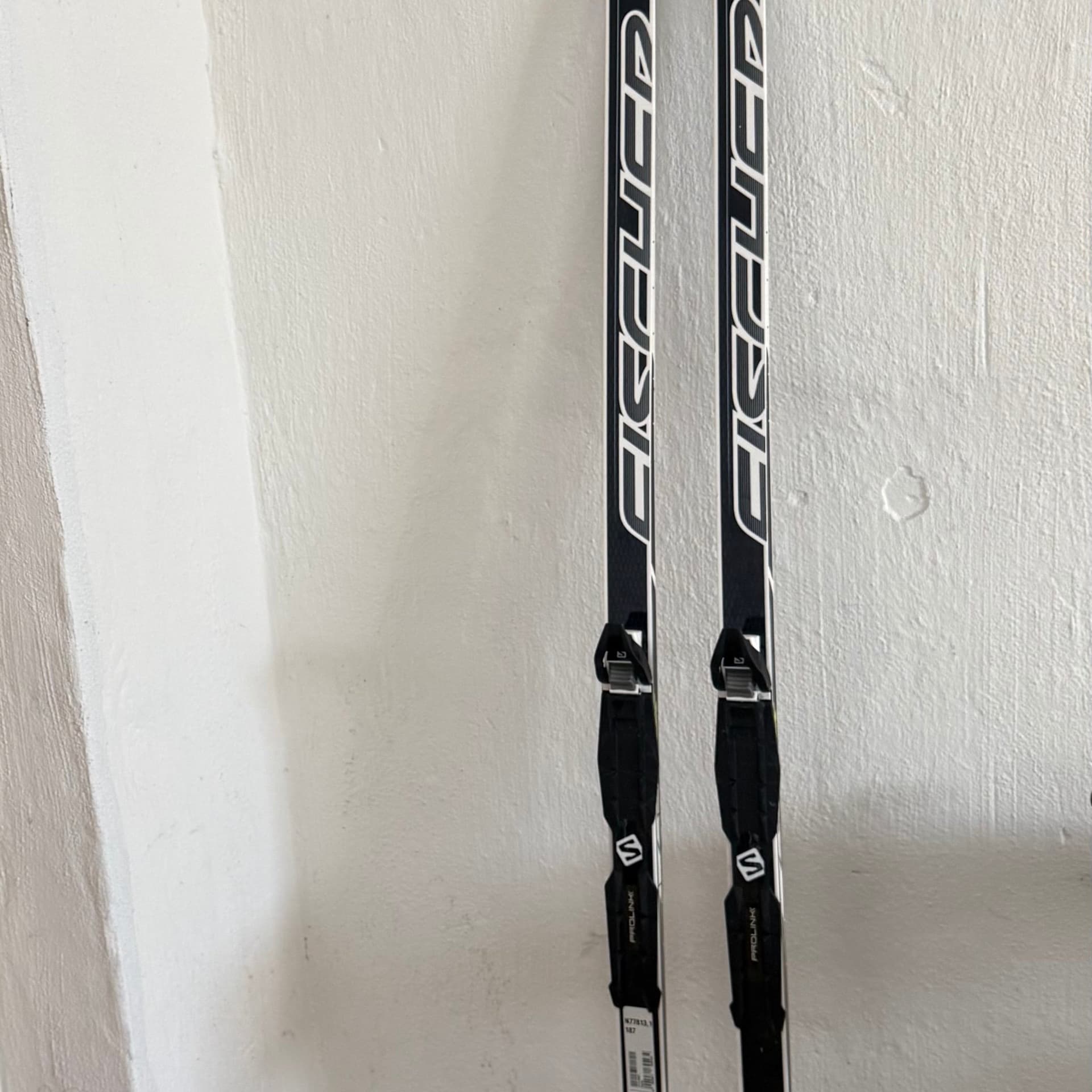 Fischer längdskidor med Salomon Prolink bindningar