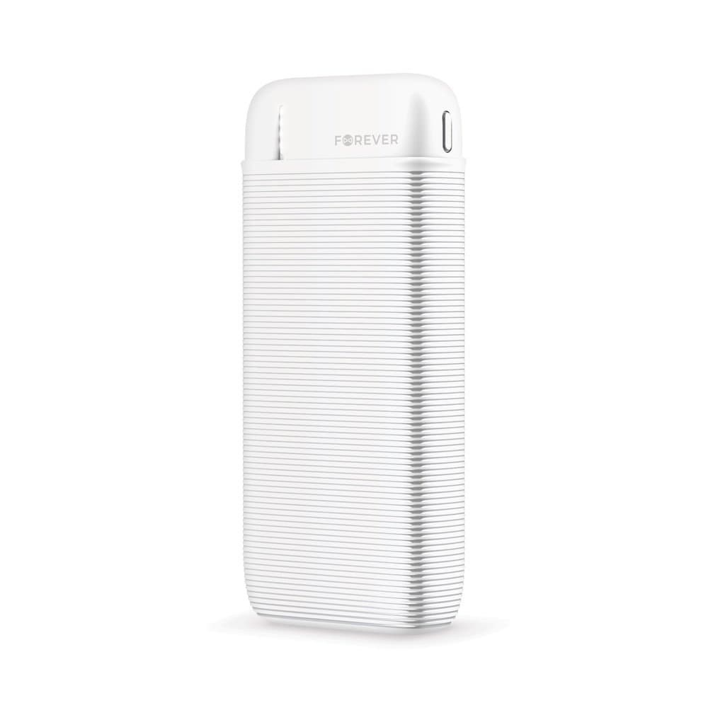 10000mAh Forever Powerbank till Mobiltelefoner & Surfplattor Vit