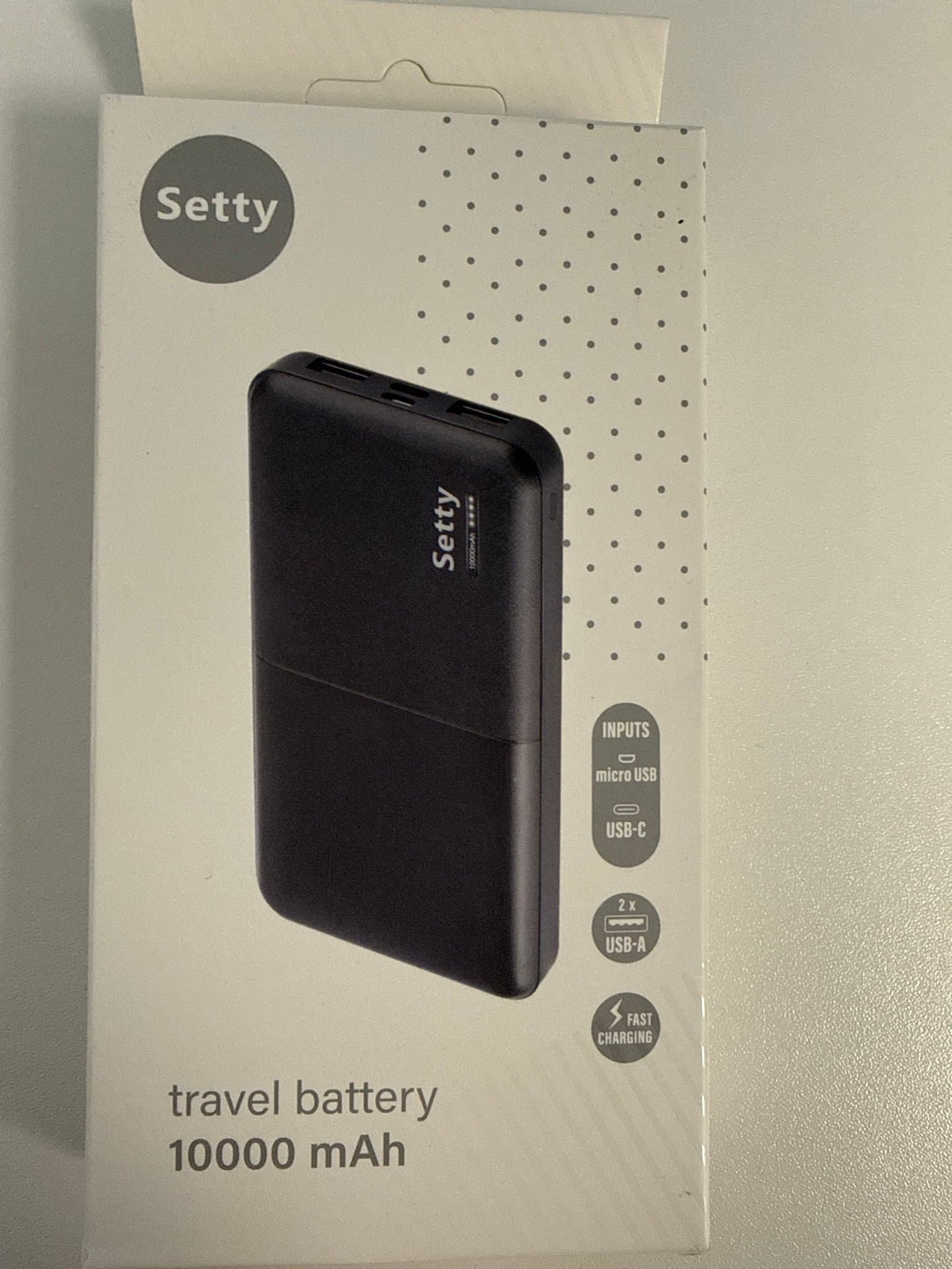 10000mAh Powerbank till Mobiltelefoner & Surfplattor