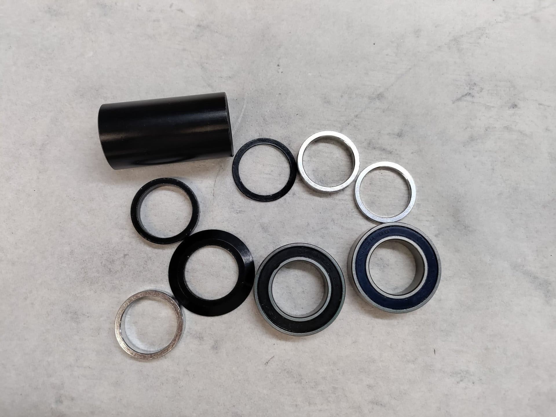 BMX Spanish Vevlagerdelar 22mm (ej komplett)