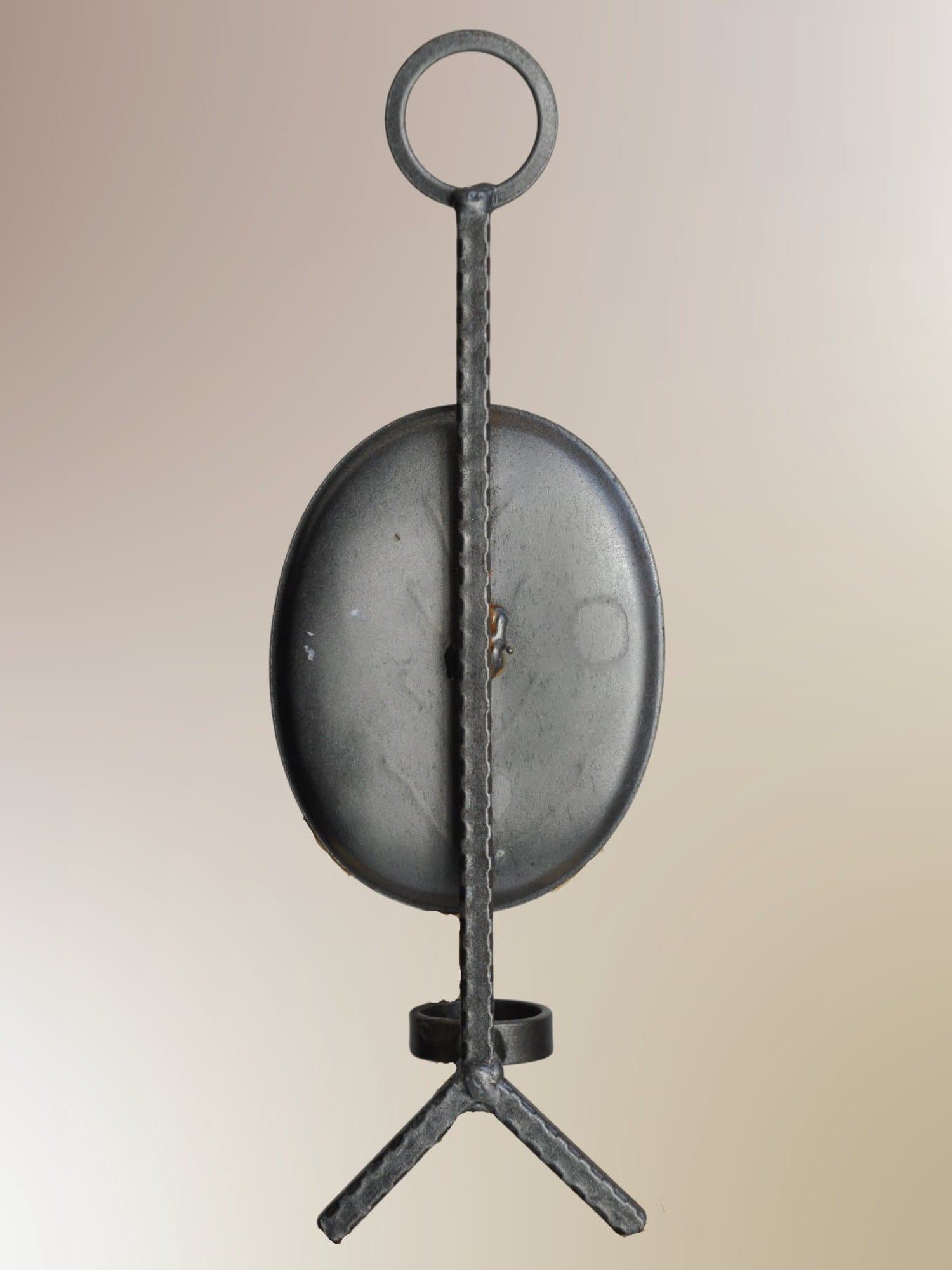 Väggljusstake i svart smide – Rustik allmoge – Vintage inredning