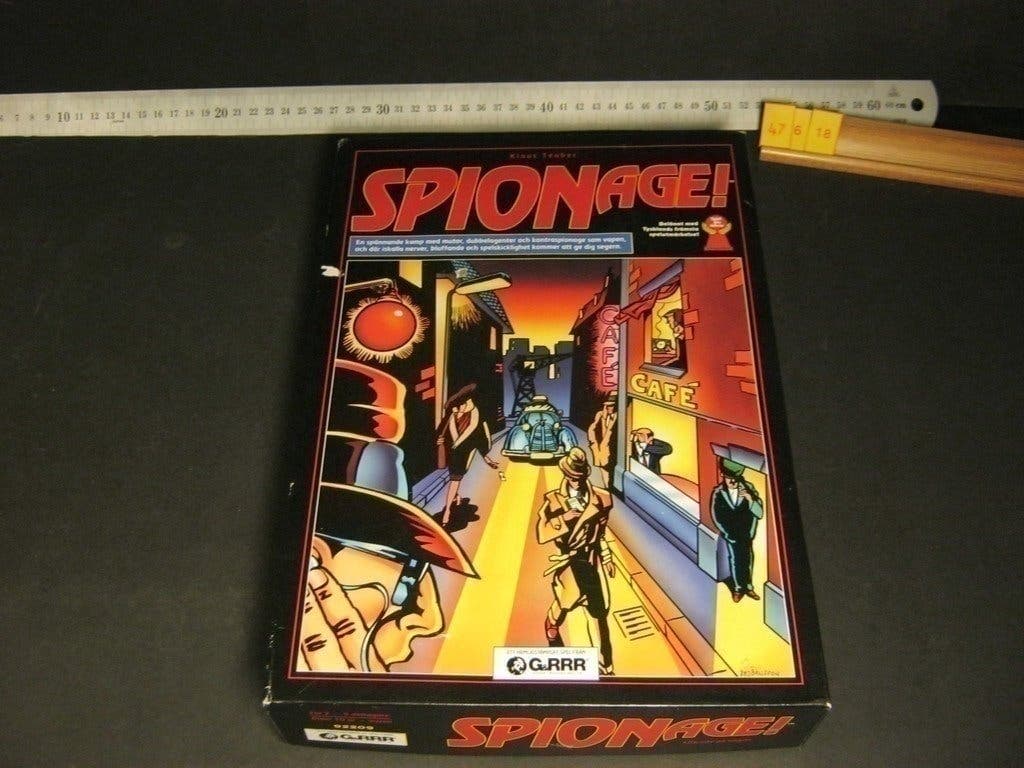 Spionage, G&RRR 1990, Komplett, innehåll i Nyskick
