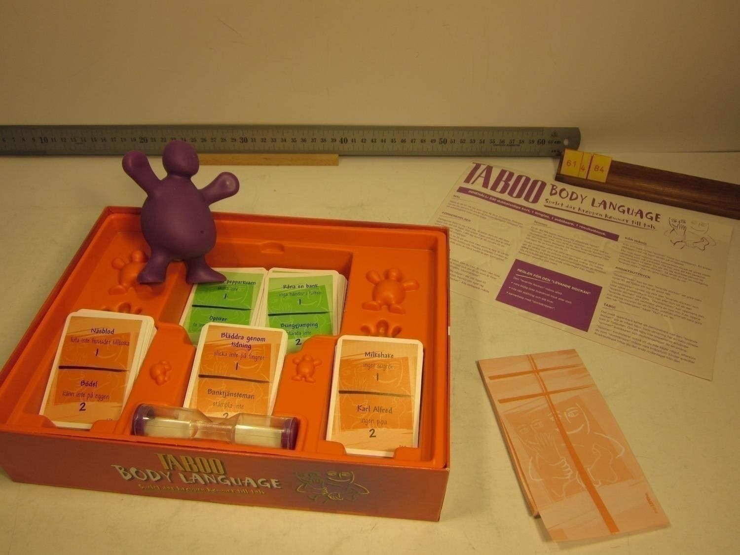 Taboo Body Language, MB Hasbro 2000, Komplett f-mf/mf
