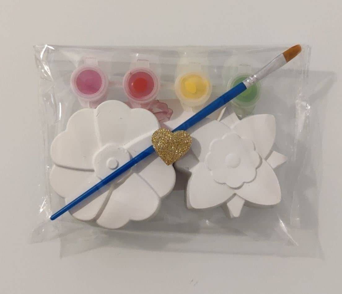 Paint Your Own Plaster Flowers (handmade)