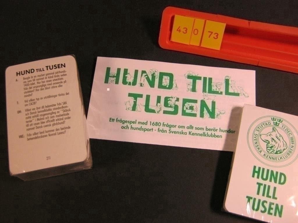 Hund till Tusen, Sv Kennelklubben / Alga/Brio, som Nytt, Kpl