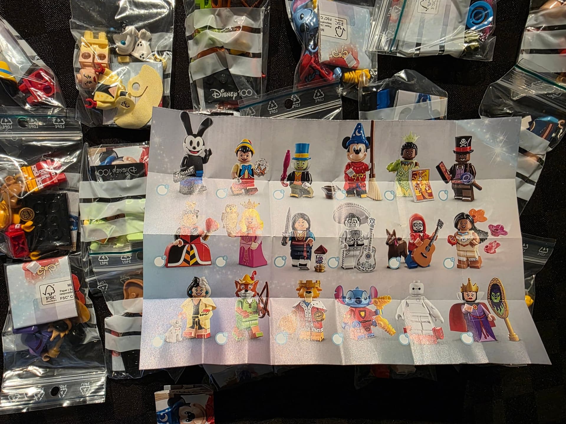 LEGO Minifigures Disney 100 Complete Set 71038