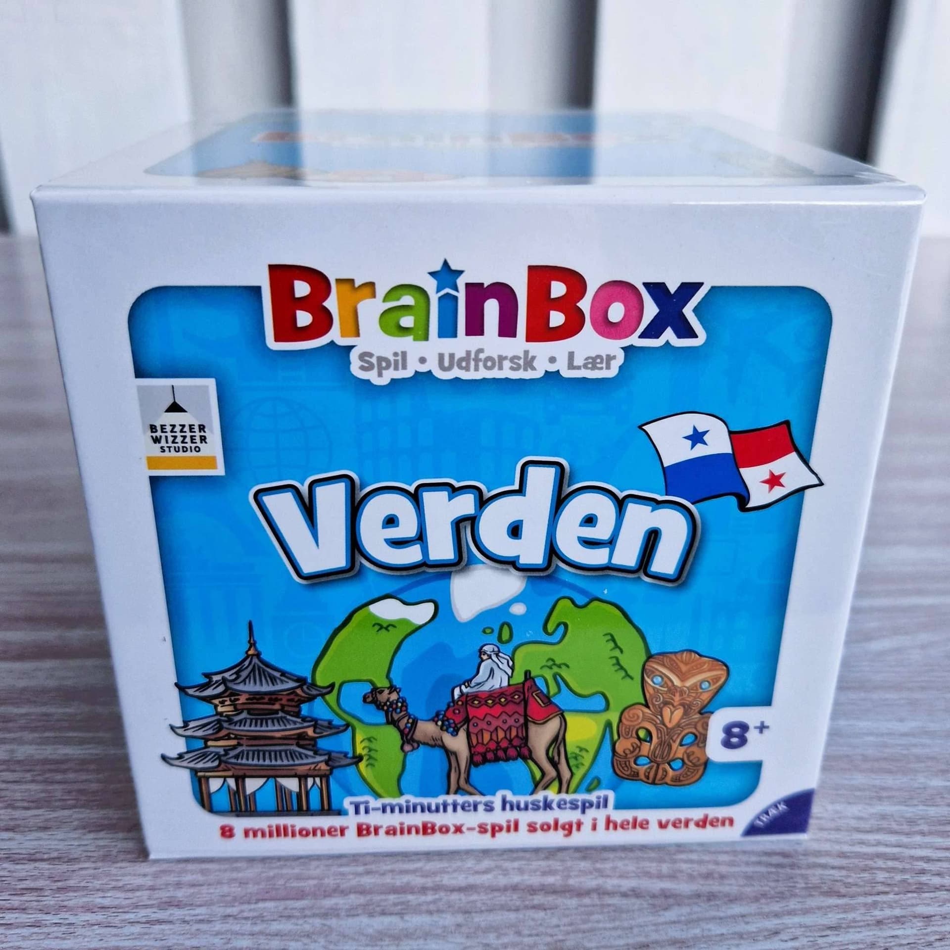 BrainBox Verden Memory Game World Geography Danish Edition 8+